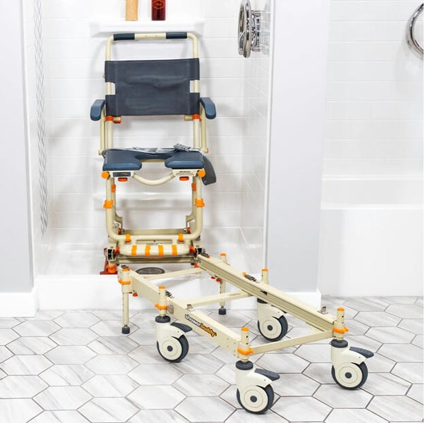 The ShowerBuddy SB1  Shower Transfer Chair: Bathing for the elderly and those with mobility/accessibility challenges Safety Protocols and Maintenance