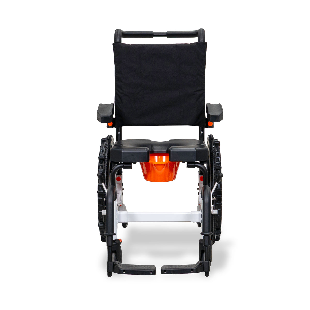 Silla de ducha e inodoro autopropulsada MetaPal M1-SP