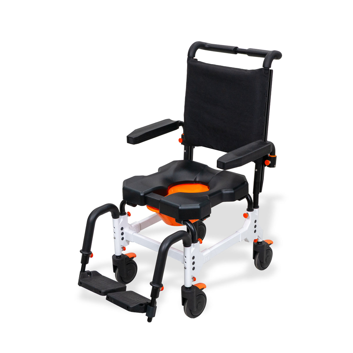 MetaPal M1-AP Attendant-Propelled Shower Commode Chair