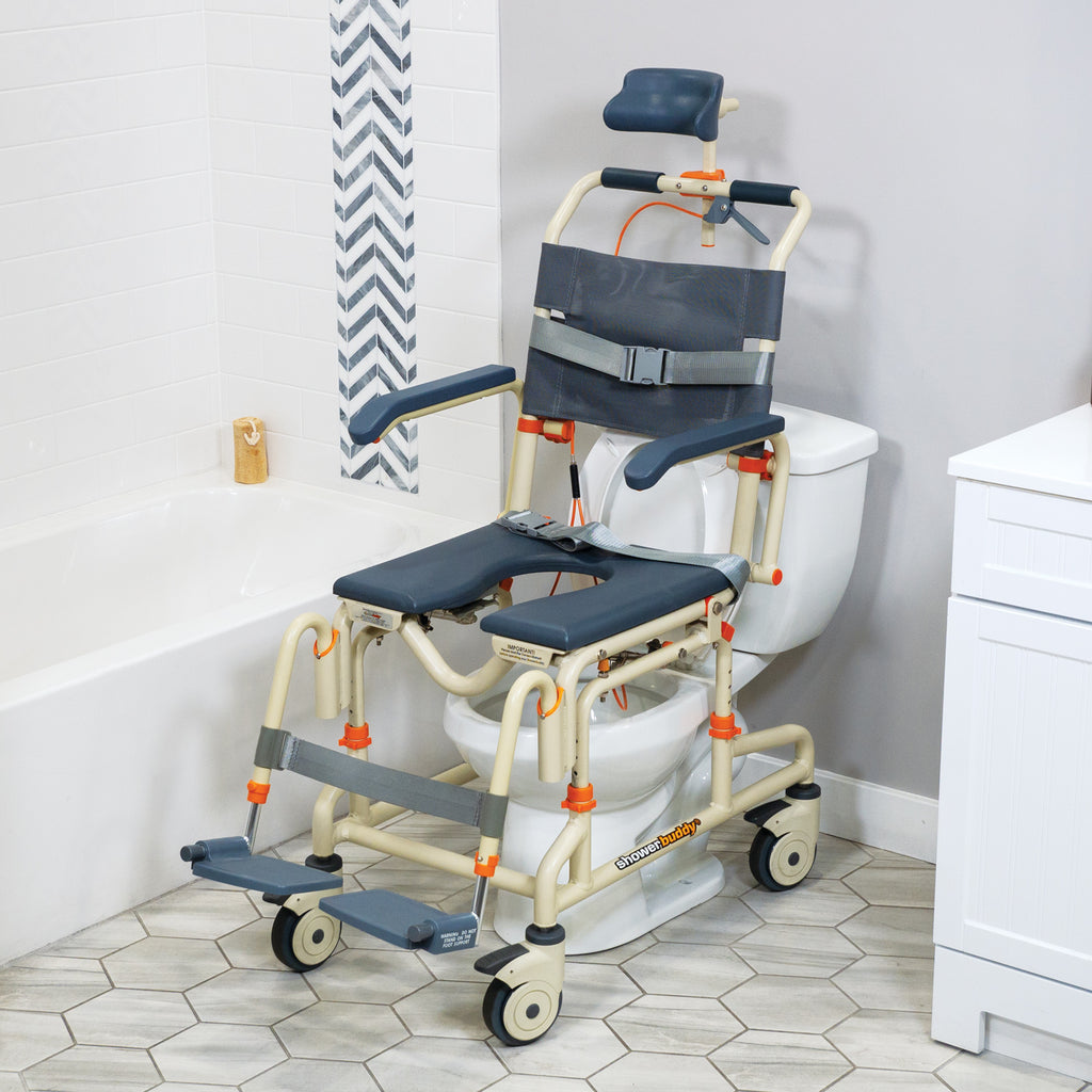 roll-in showerbuddy chair-ShowerBuddy SB3T Roll-In Shower Chair with ...
