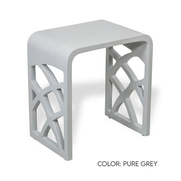 Refine M3 Designer Shower Stool Pure Grey Matte - Open Box