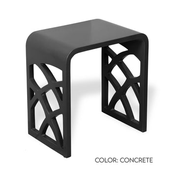 Refine M3 Designer Shower Stool Concrete Matte - Open Box
