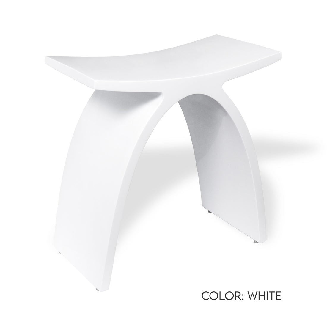 SolutionBased Refine M1 Designer Shower Stool - Open Box