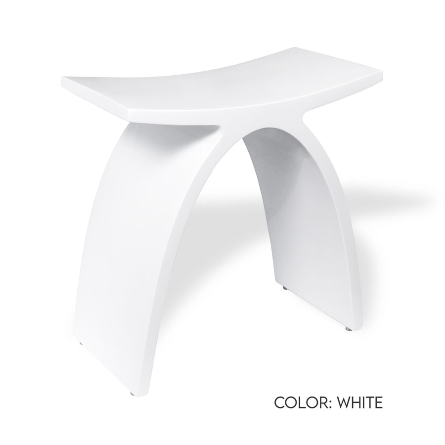 SolutionBased Refine M1 Designer Shower Stool - Open Box