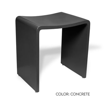 SolutionBased Refine M2 Shower Stool Concrete Matte - Open Box