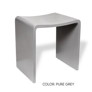 SolutionBased Refine M2 Shower Stool Pure Gray - Open Box
