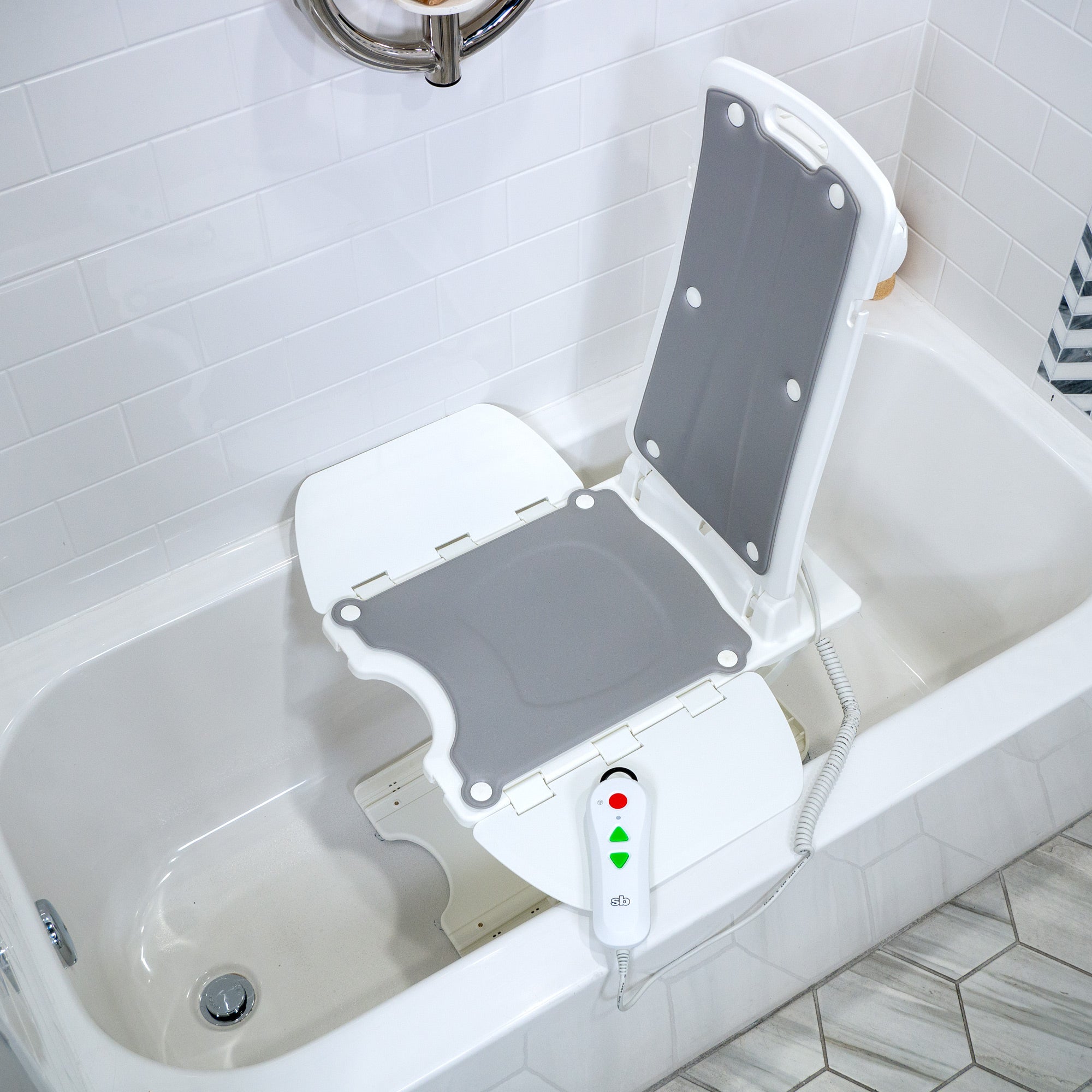 BathLyft: Battery-Operated Bath Chair 