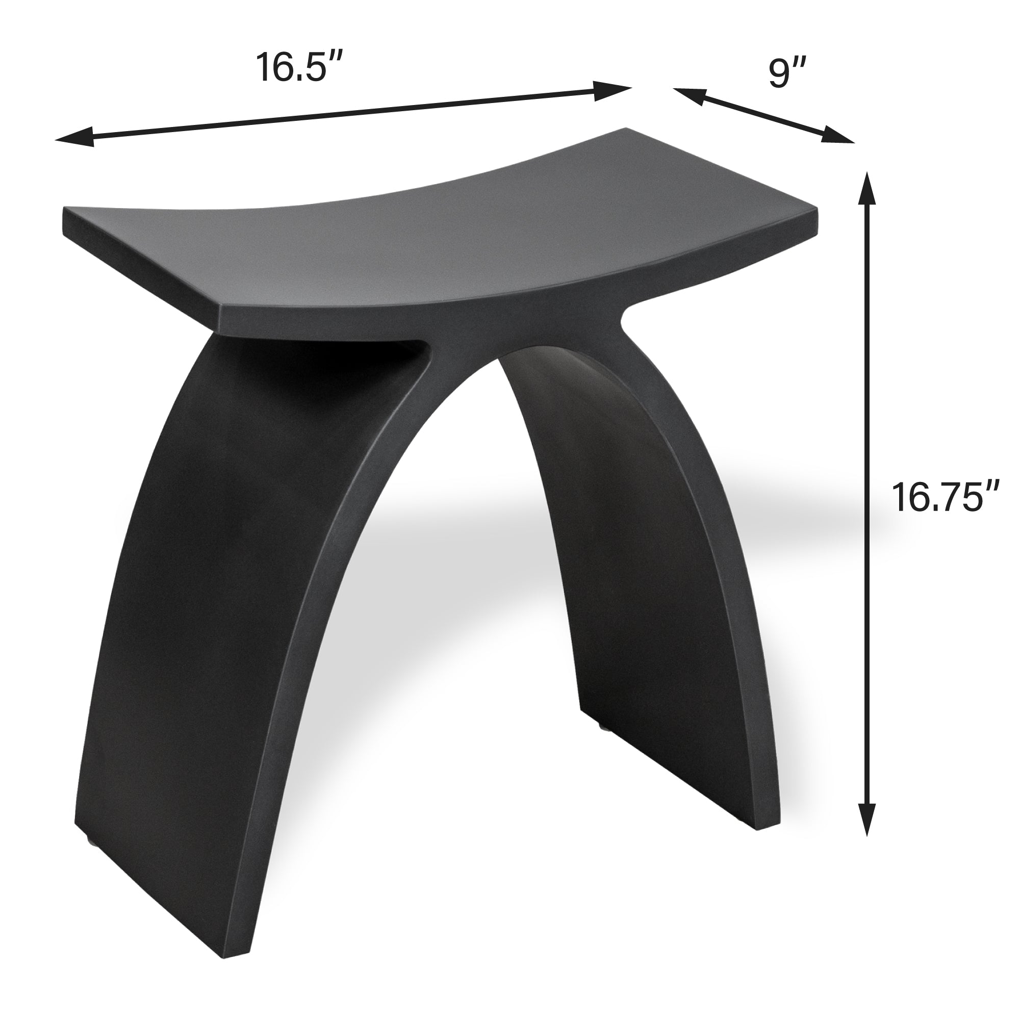 SolutionBased Refine M1 Designer Shower Stool