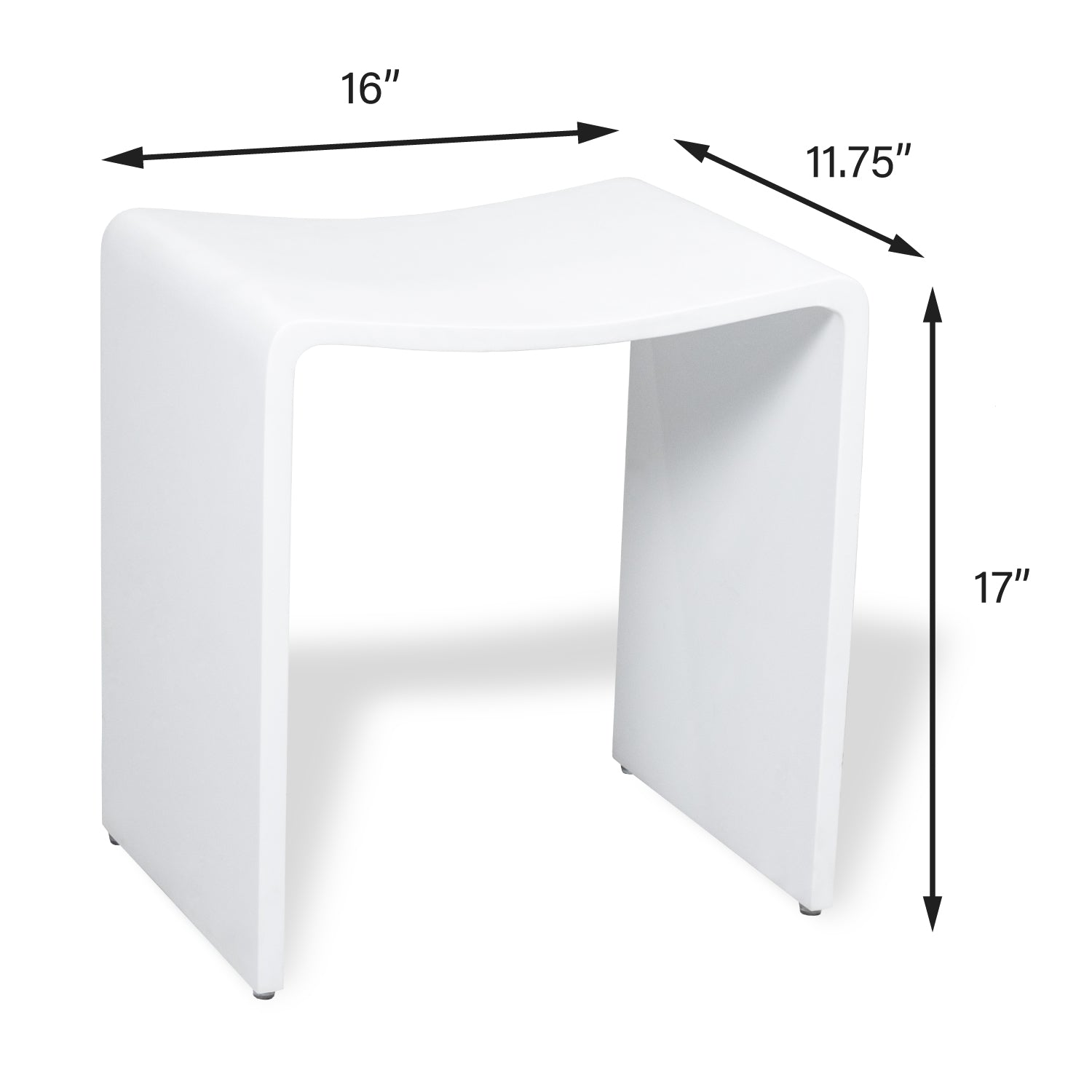 SolutionBased Refine RM2 Designer Shower Stool