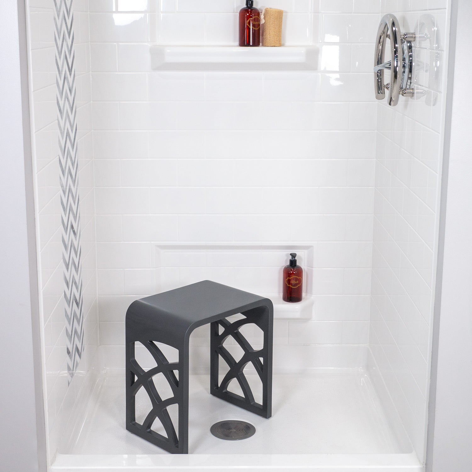 Refine M3 Designer Shower Stool