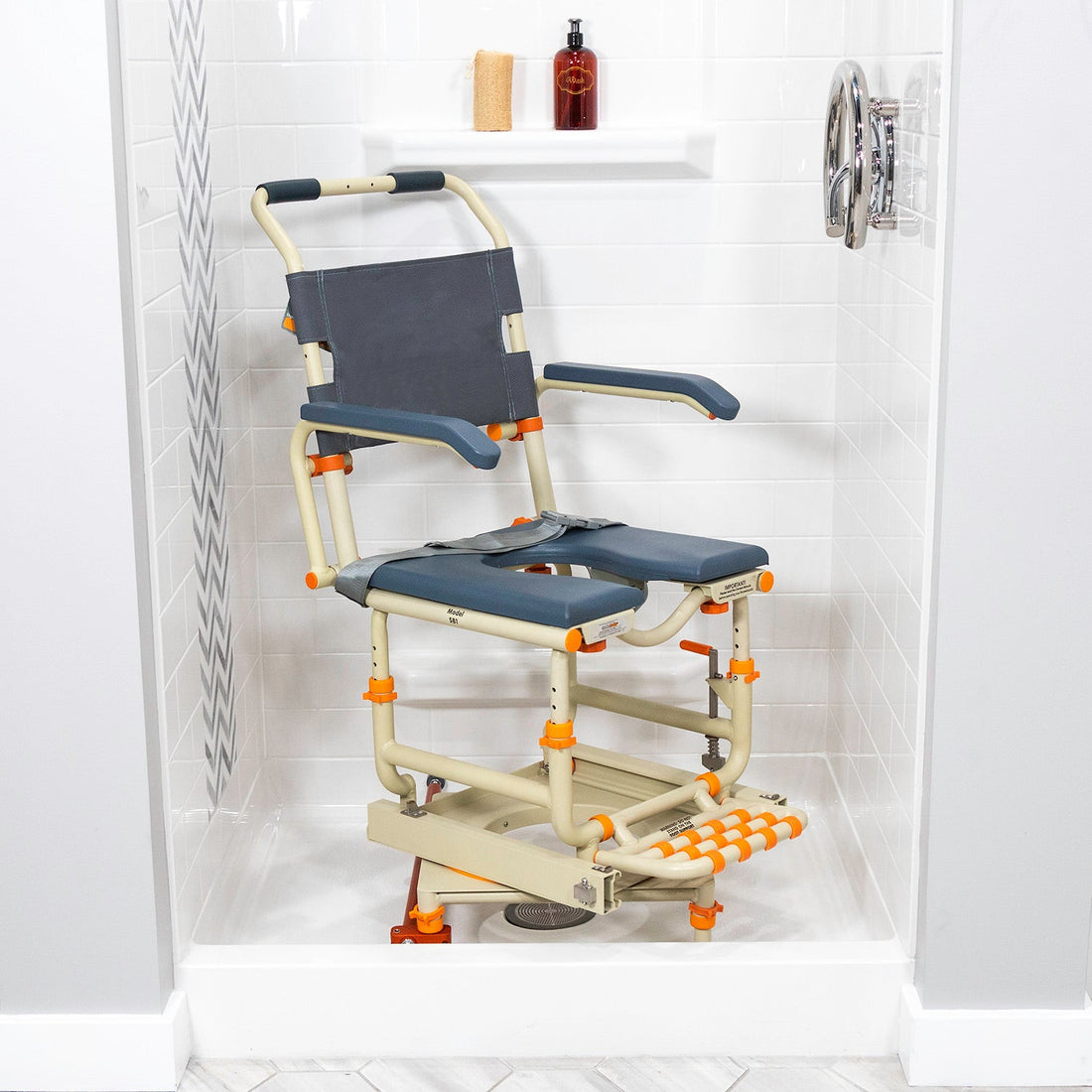 shower commode transfer chair-ShowerBuddy SB1 - (Open Box)-SolutionBased