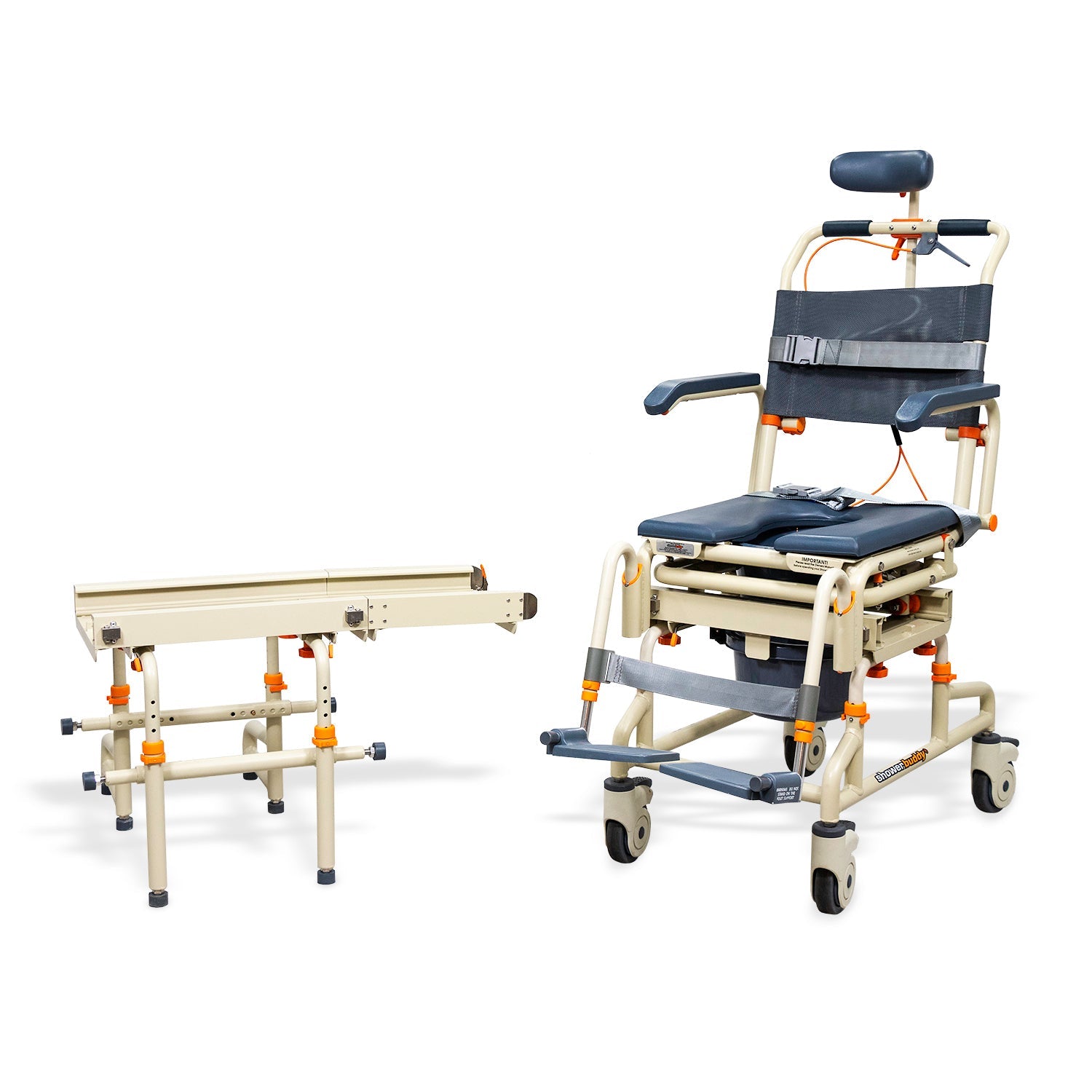 Long Transfer Bench SolutionBased - Shower Buddy, Shower Chairs, Transfer Benches