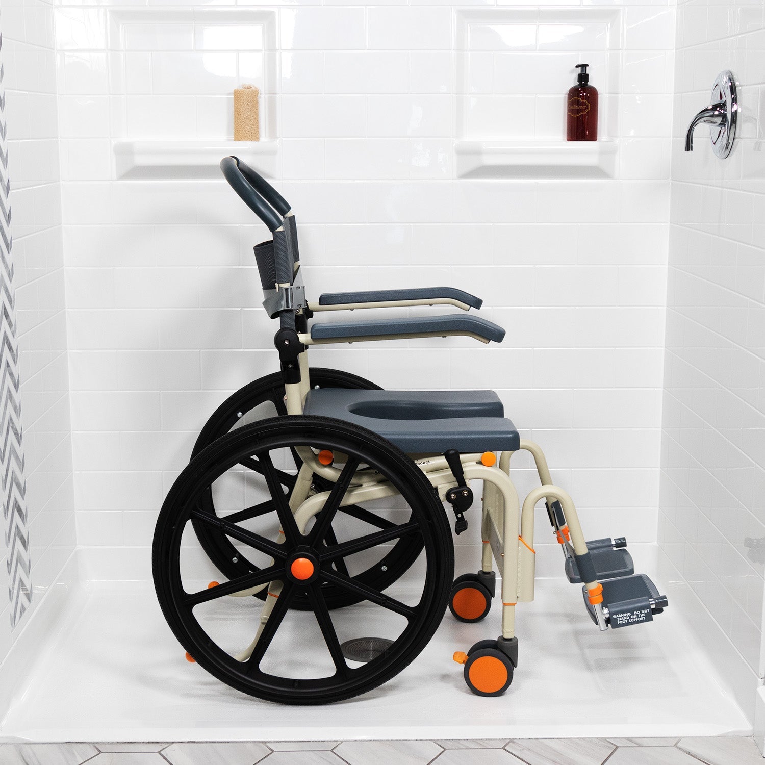 ShowerBuddy SB6W Roll-In Solo Chair-SolutionBased